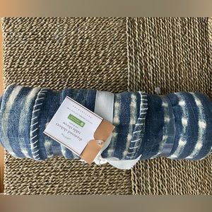 Pottery Barn Shibori Table Throw